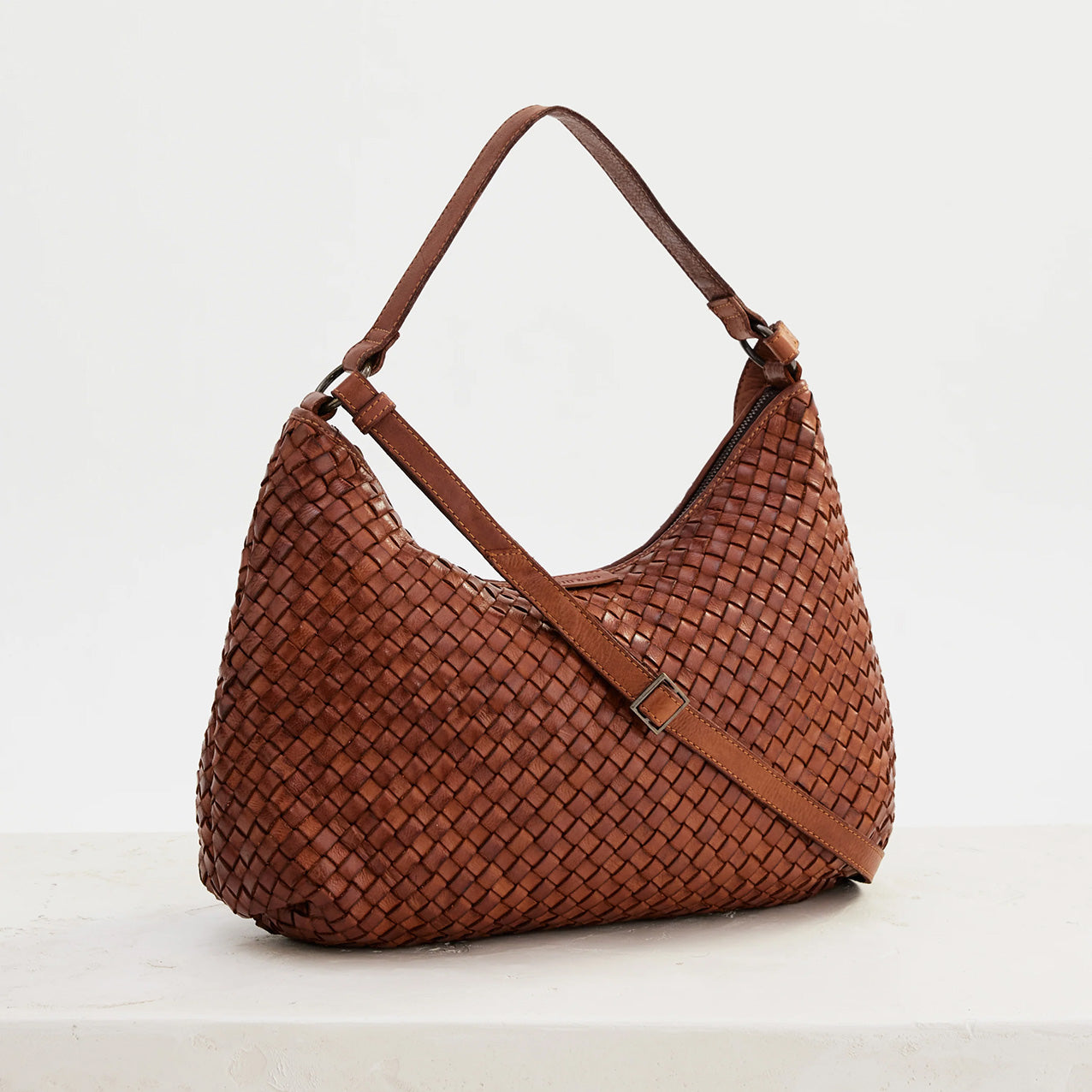 Juju Basque Slouchy Bag Amber