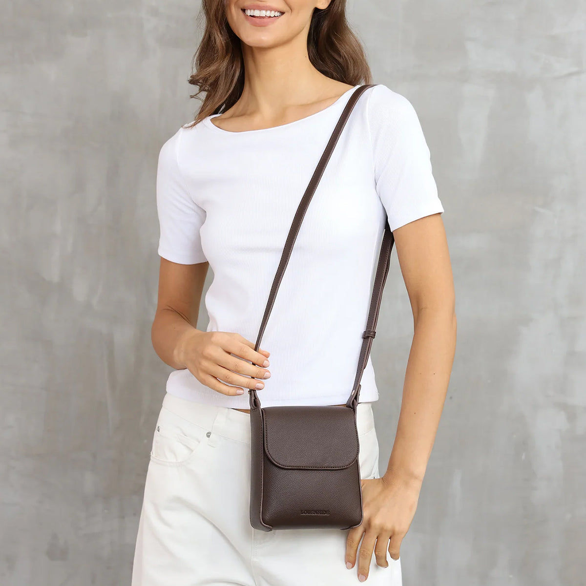 Bessie Phone Bag Chocolate