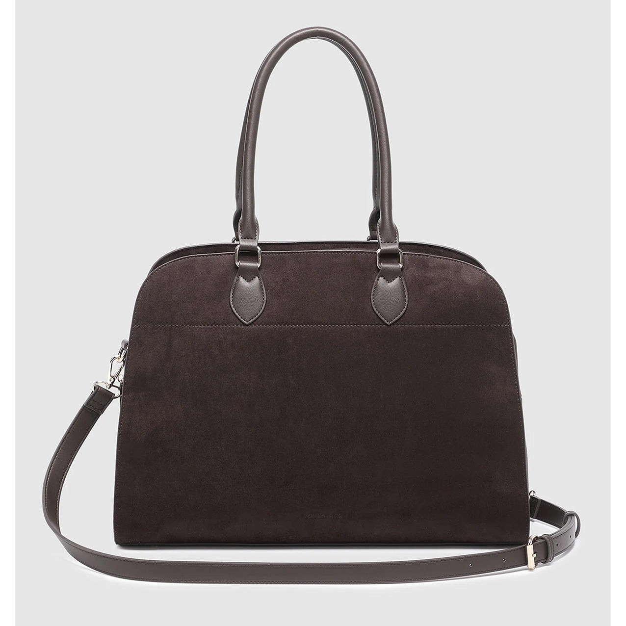 Blaire Tote Bag - Chocolate Suedette