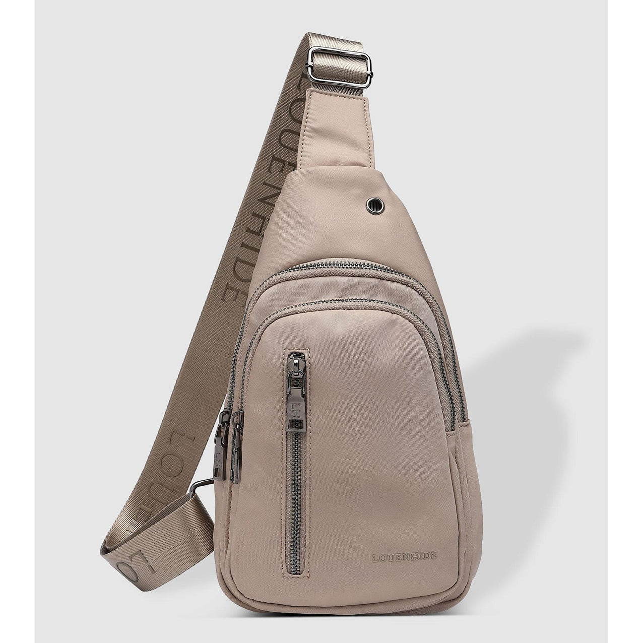 Louenhide Beige Byod Nylon Sling Bag