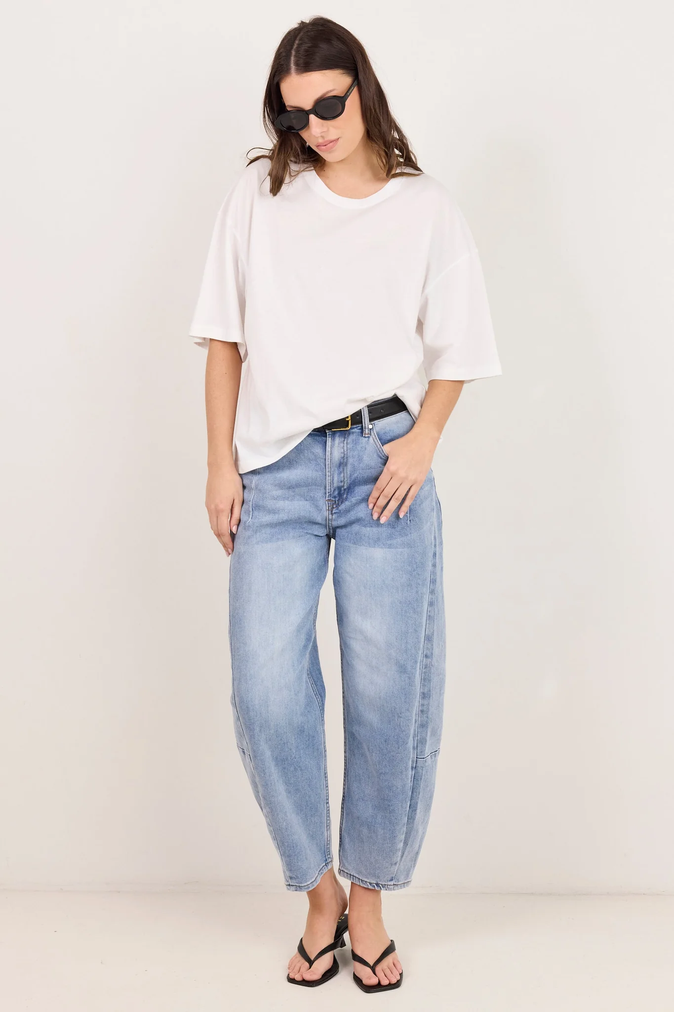 Boyfriend White Oversized Tee