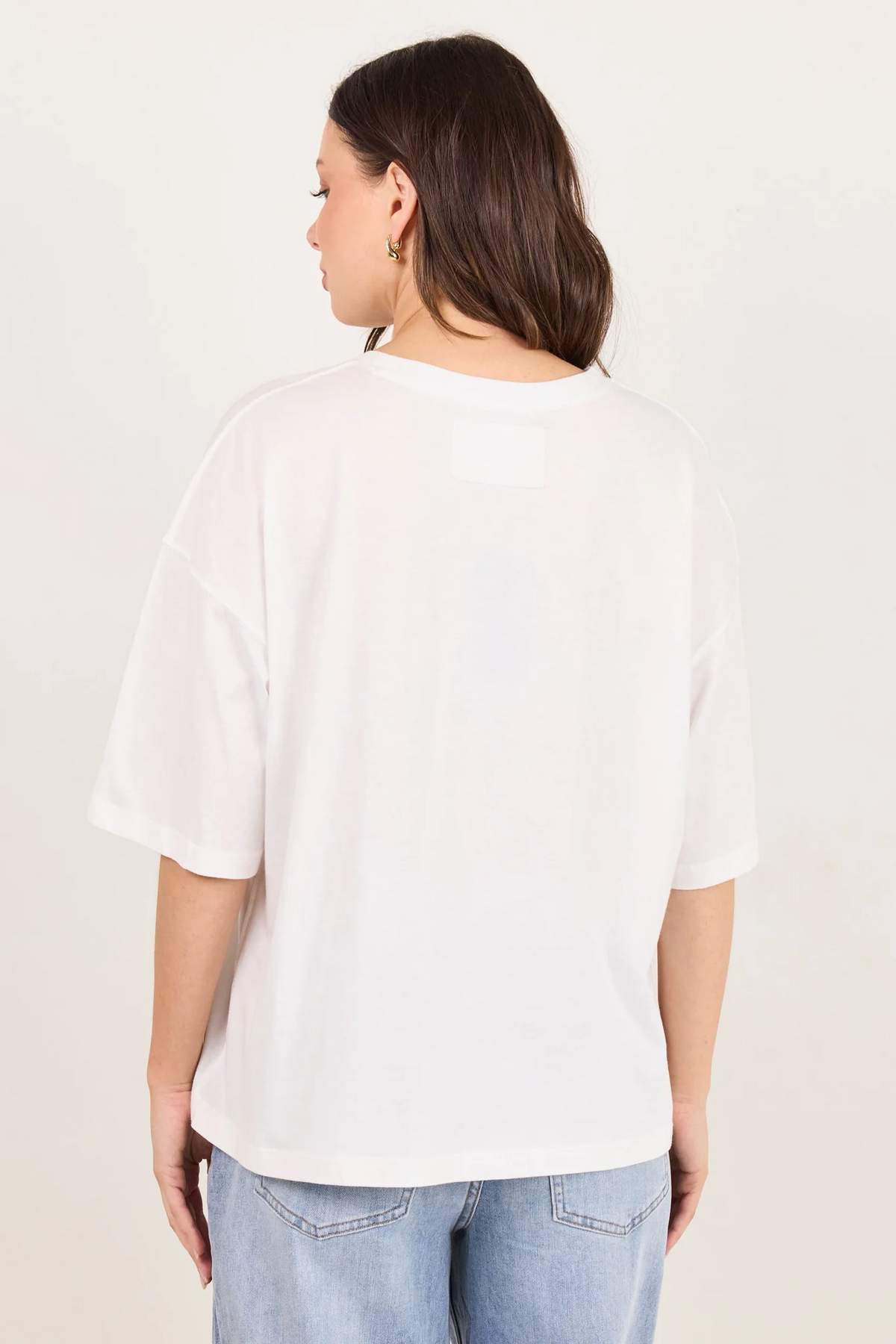 Boyfriend White Oversized Tee