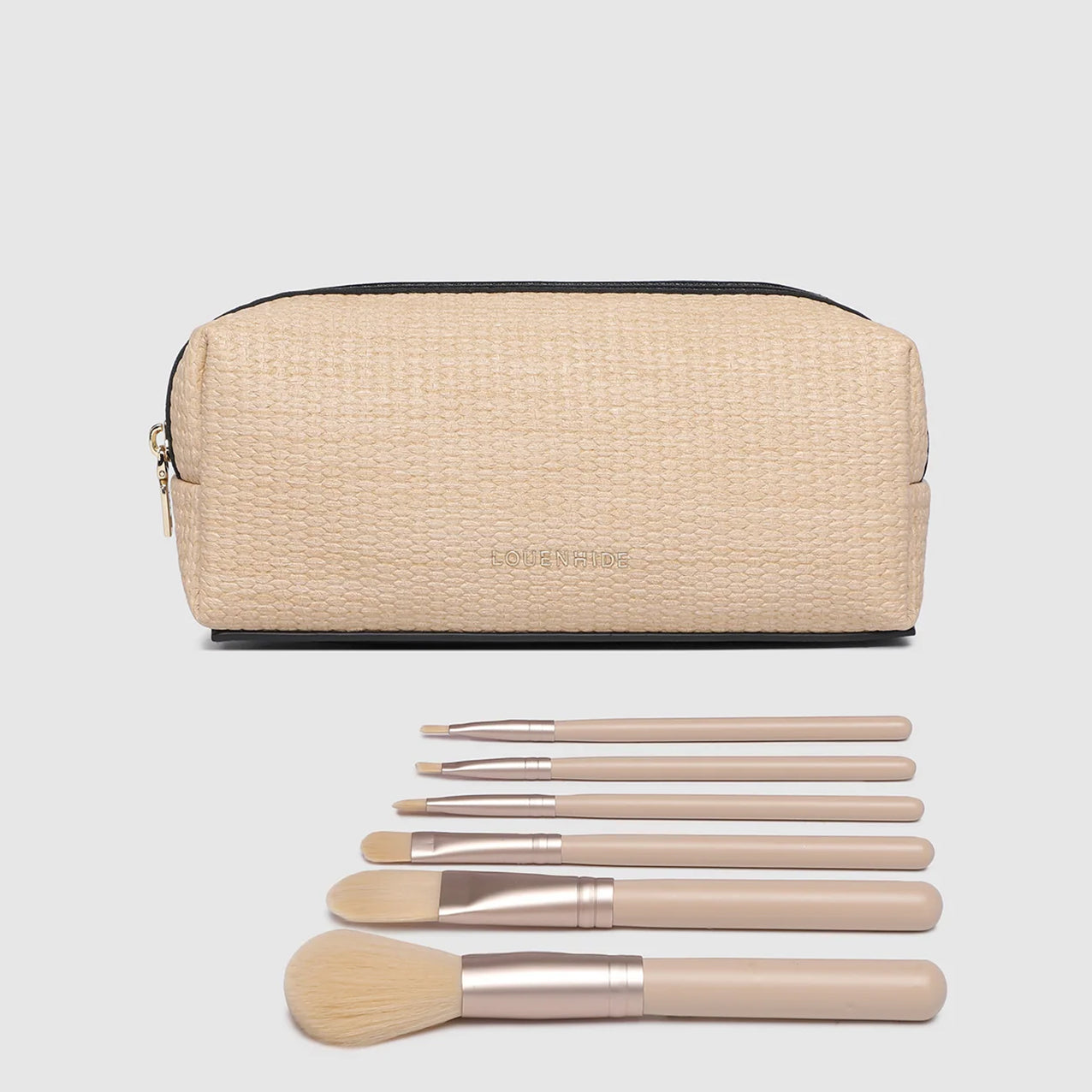 Brianna Make Bag Natural/Black