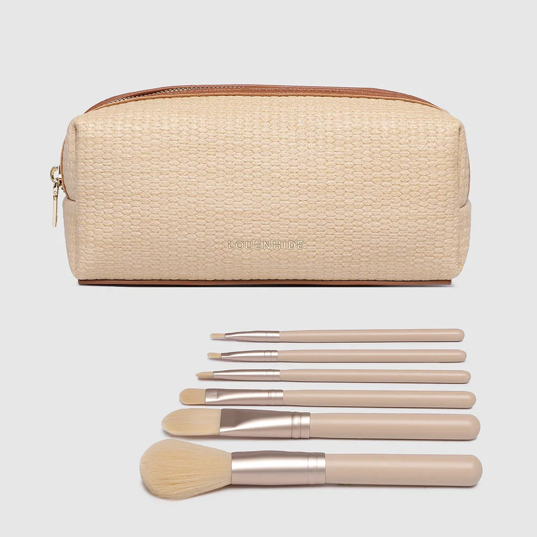 Brianna Makeup Bag Natural/Tan