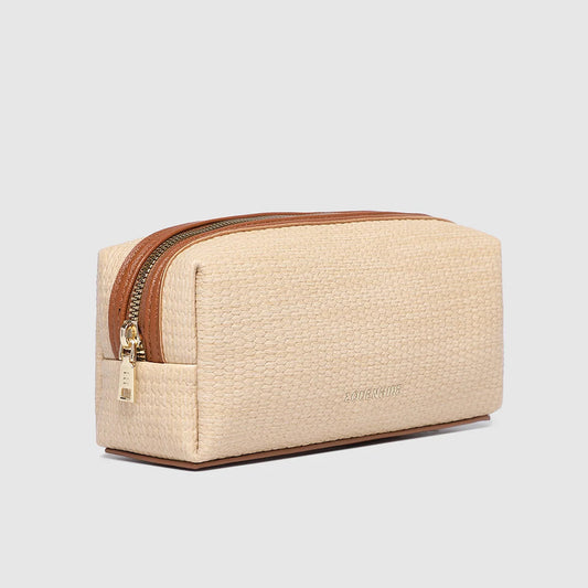 Brianna Makeup Bag Natural/Tan