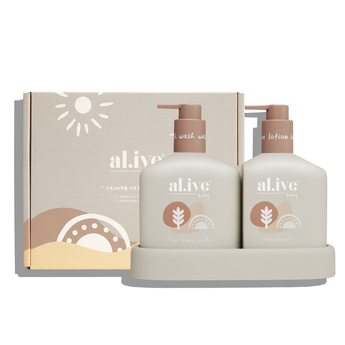 Baby Hair & Body/Calming Oatmeal Duo