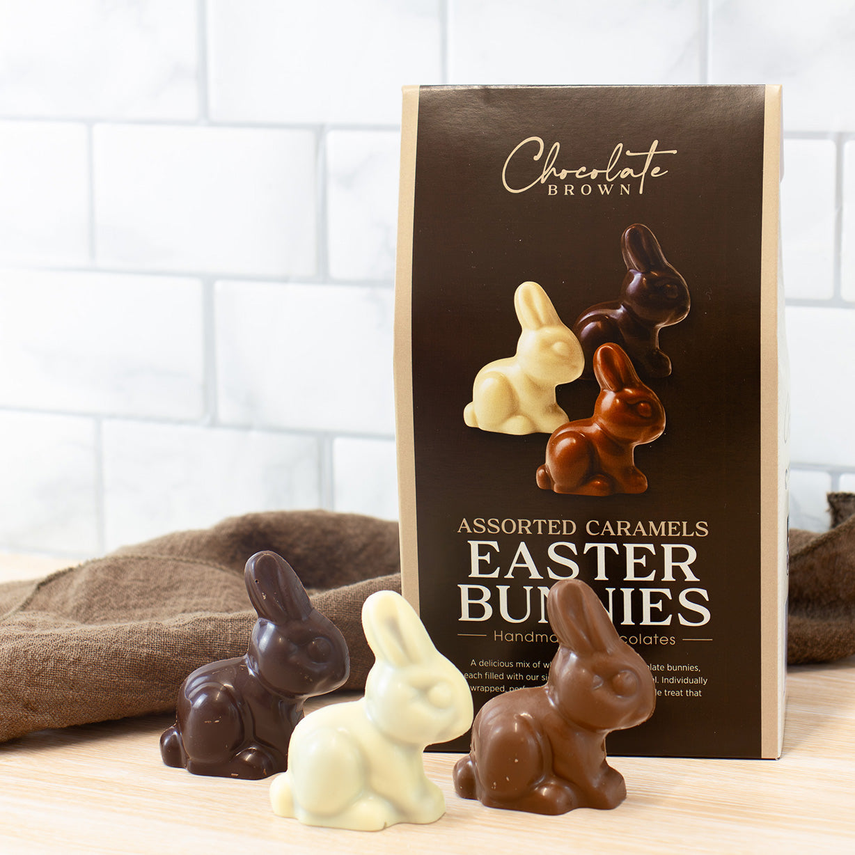 Artisan Chocolate Easter Caramel Bunnies