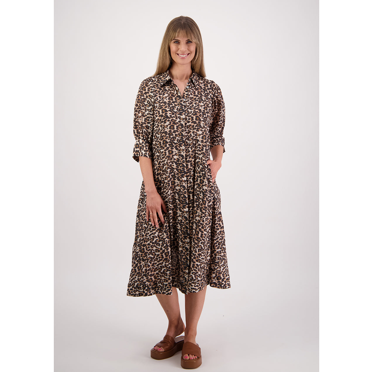Christine Dress Leopard Print