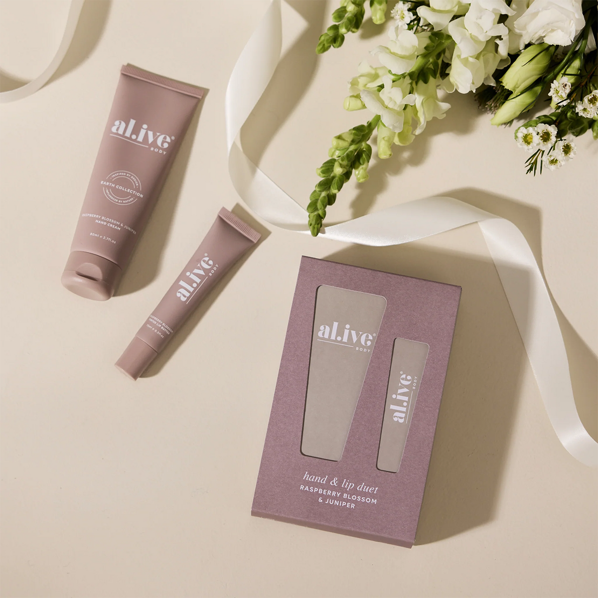 Hand & Lip Set Raspberry Blossom & Juniper