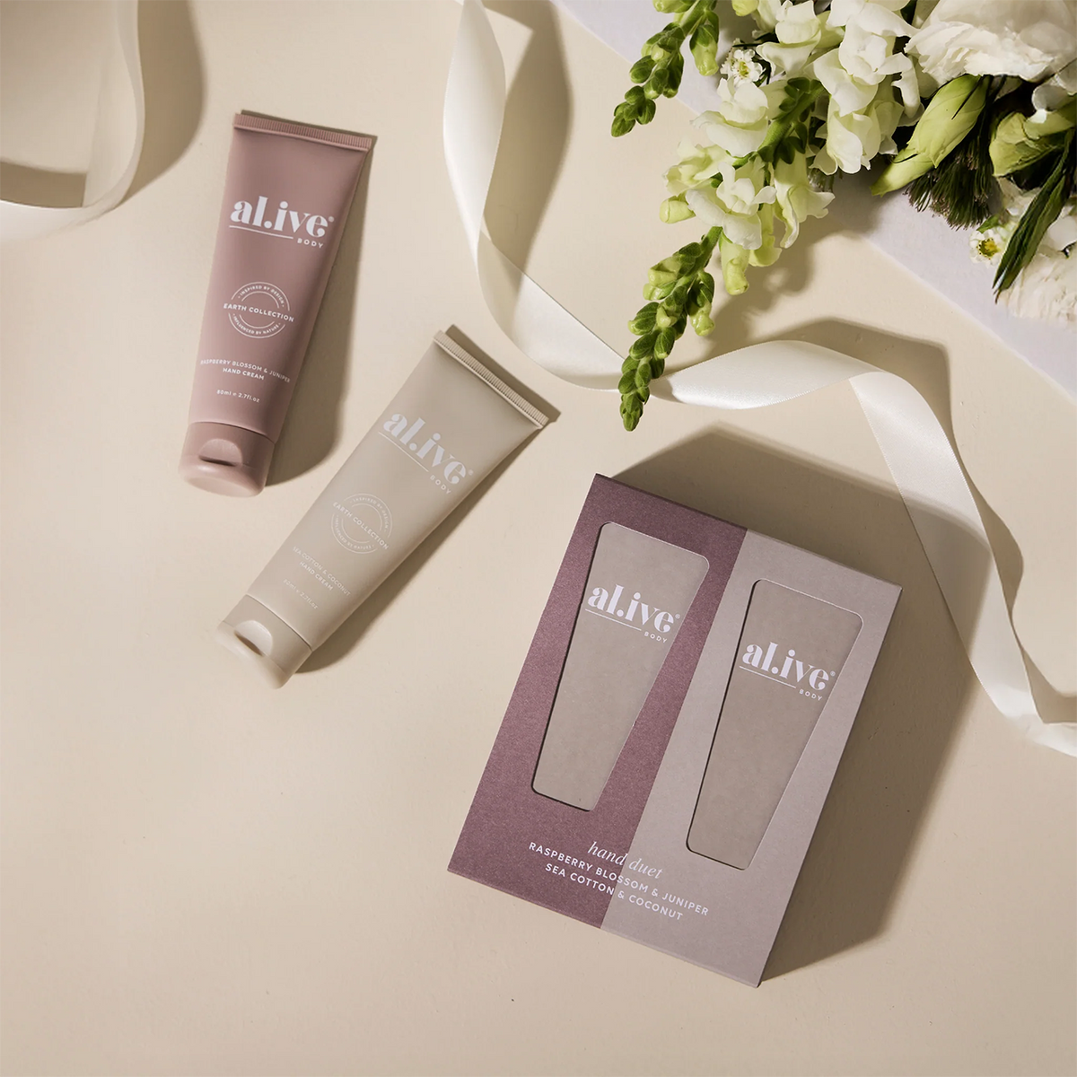Hand Cream Duet Raspberry Blossom & Sea Cotton/Coconut