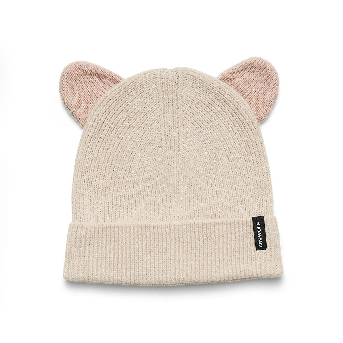 Wolf Ears Beanie Off White