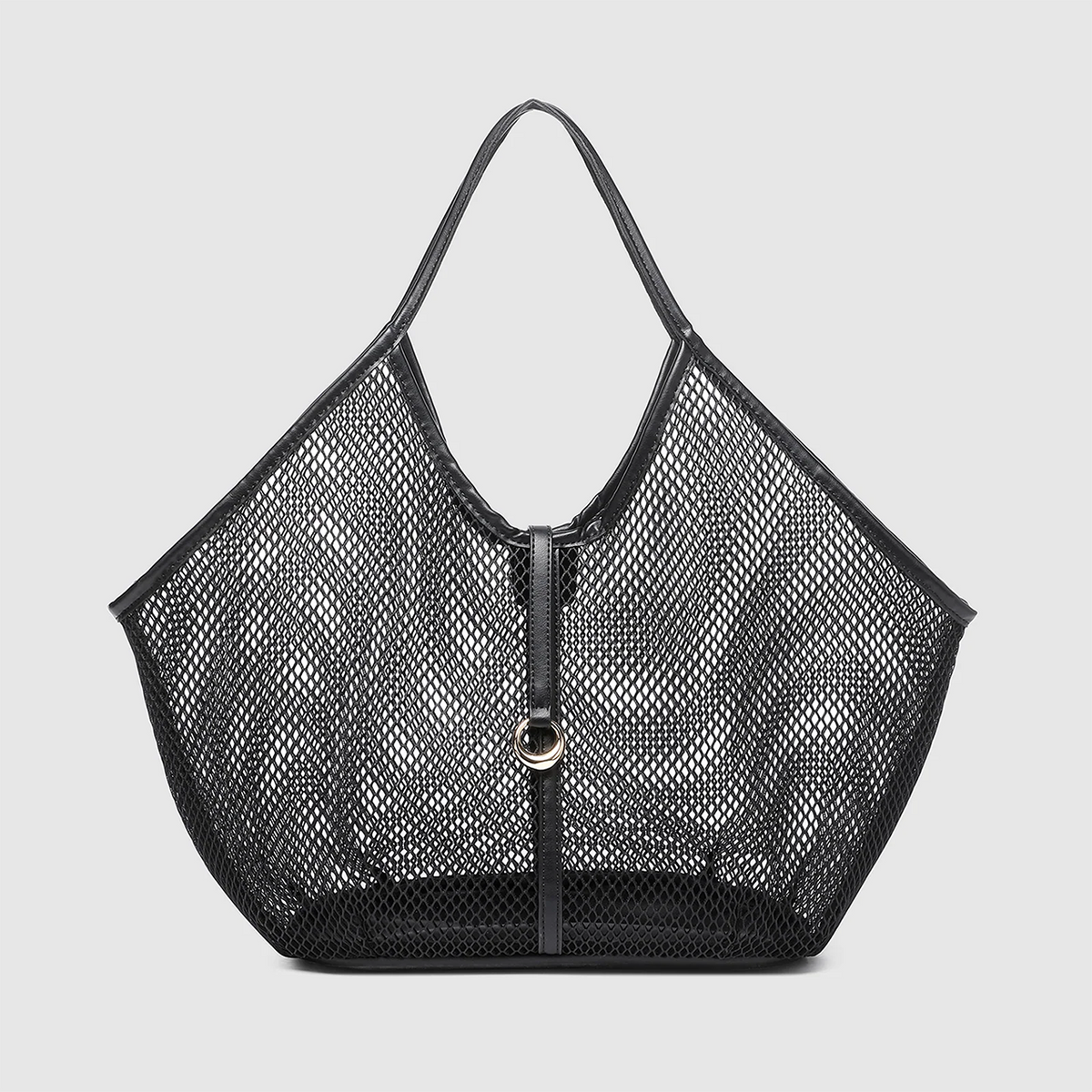 Calypso Mesh Tote Bag Black