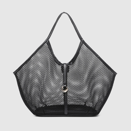 Calypso Mesh Tote Bag Black