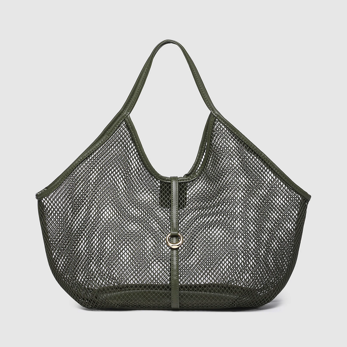 Calypso Mesh Tote Bag Olive