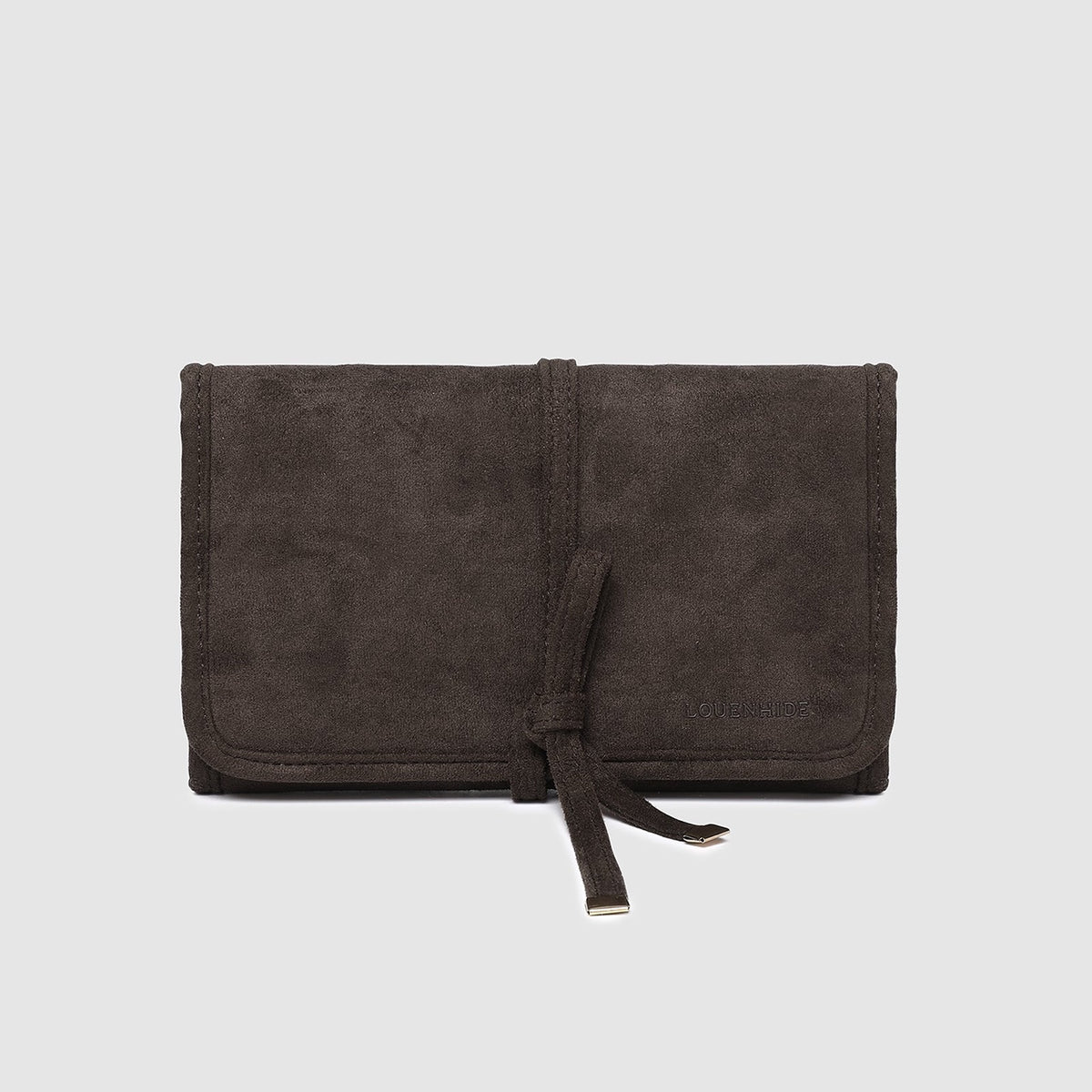 Carla Suedette Jewellery Sleeve Chocolate