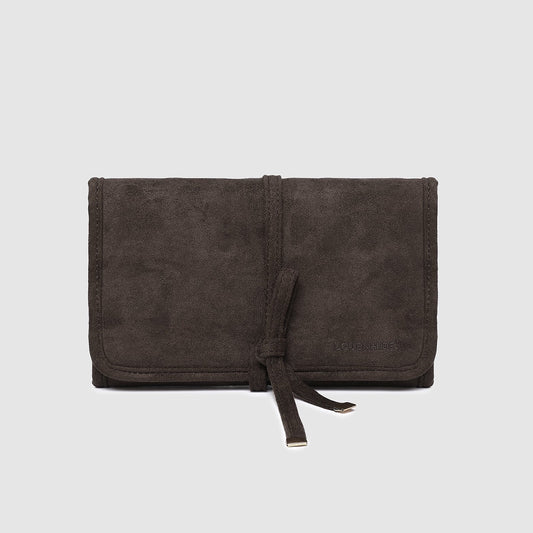 Carla Suedette Jewellery Sleeve Chocolate