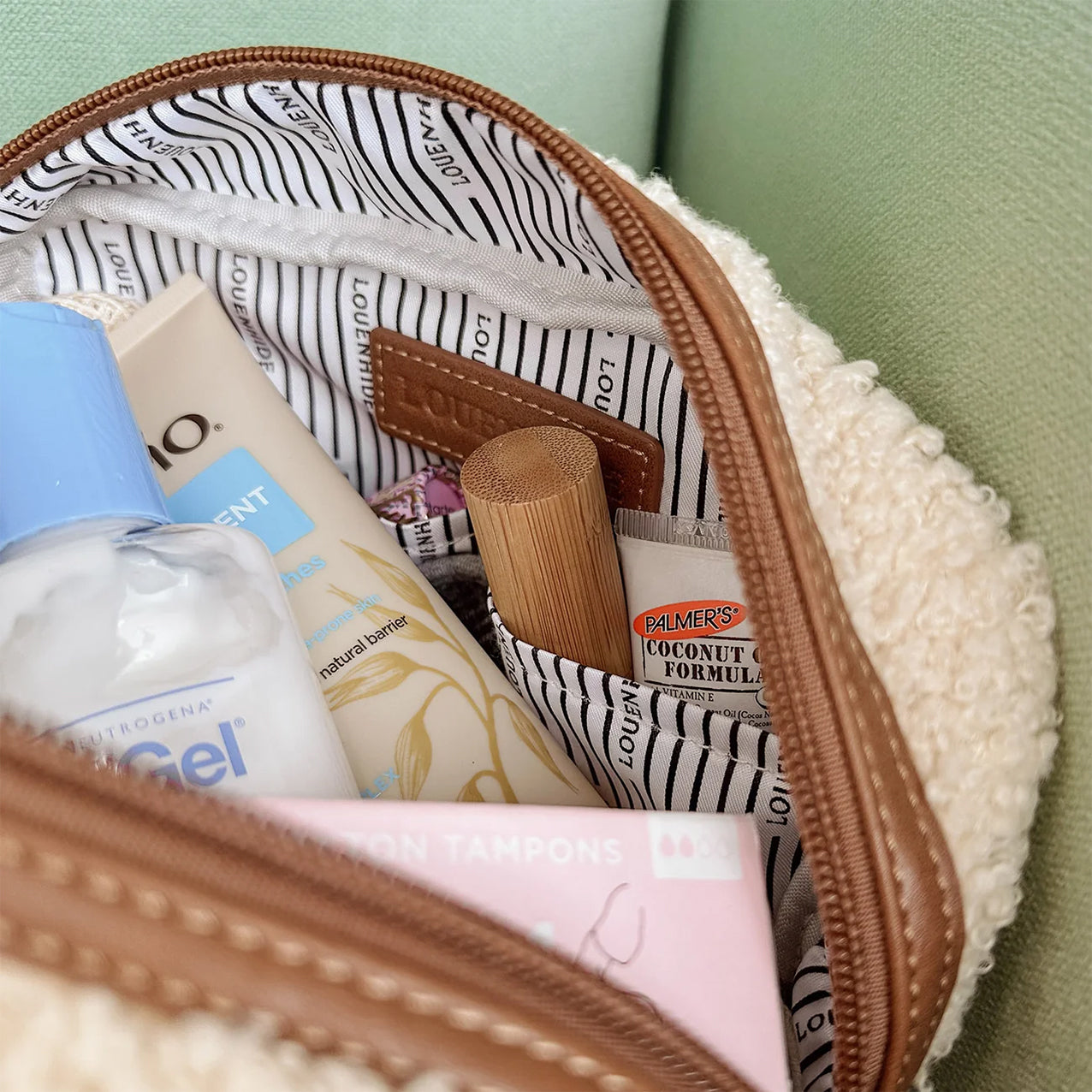 Casper Makeup Bag Beige