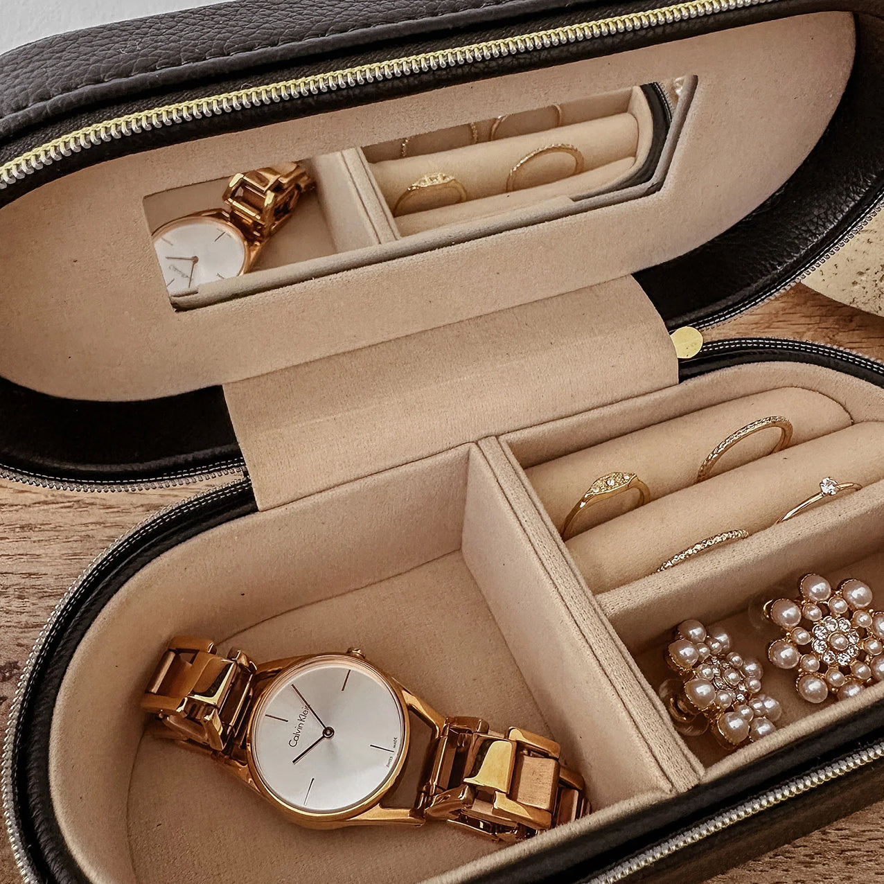 Charlee Jewellery Box Black