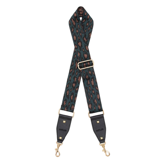 Antler Bag Strap Cheetah Teal