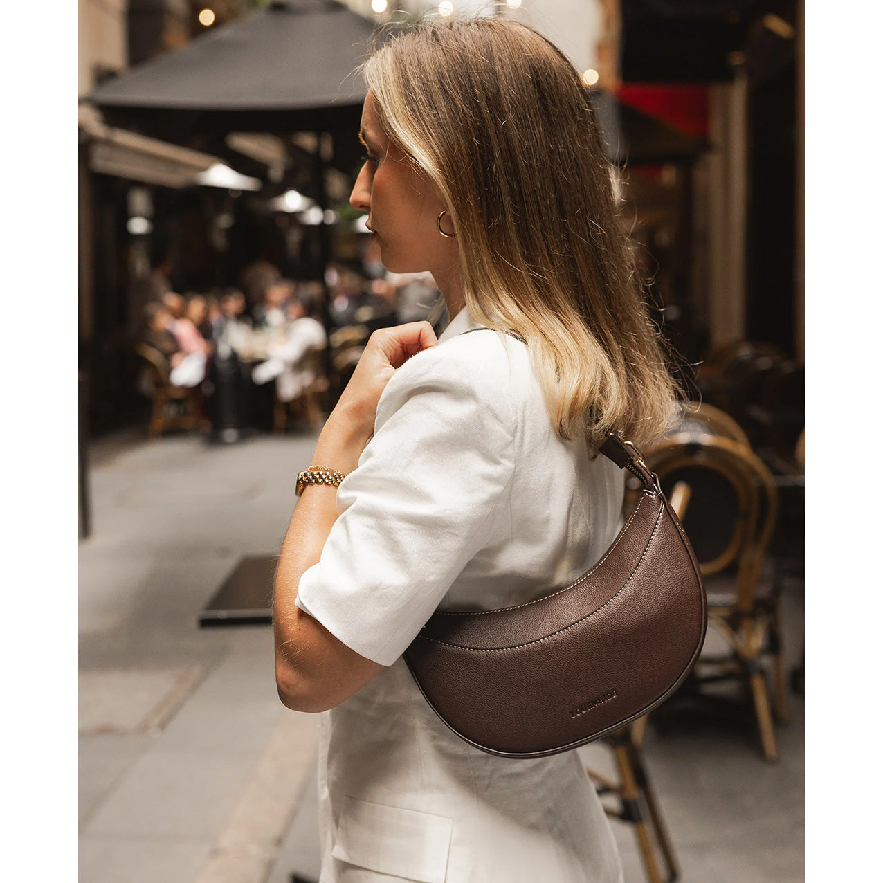 Claudia Shoulder Bag Chocolate