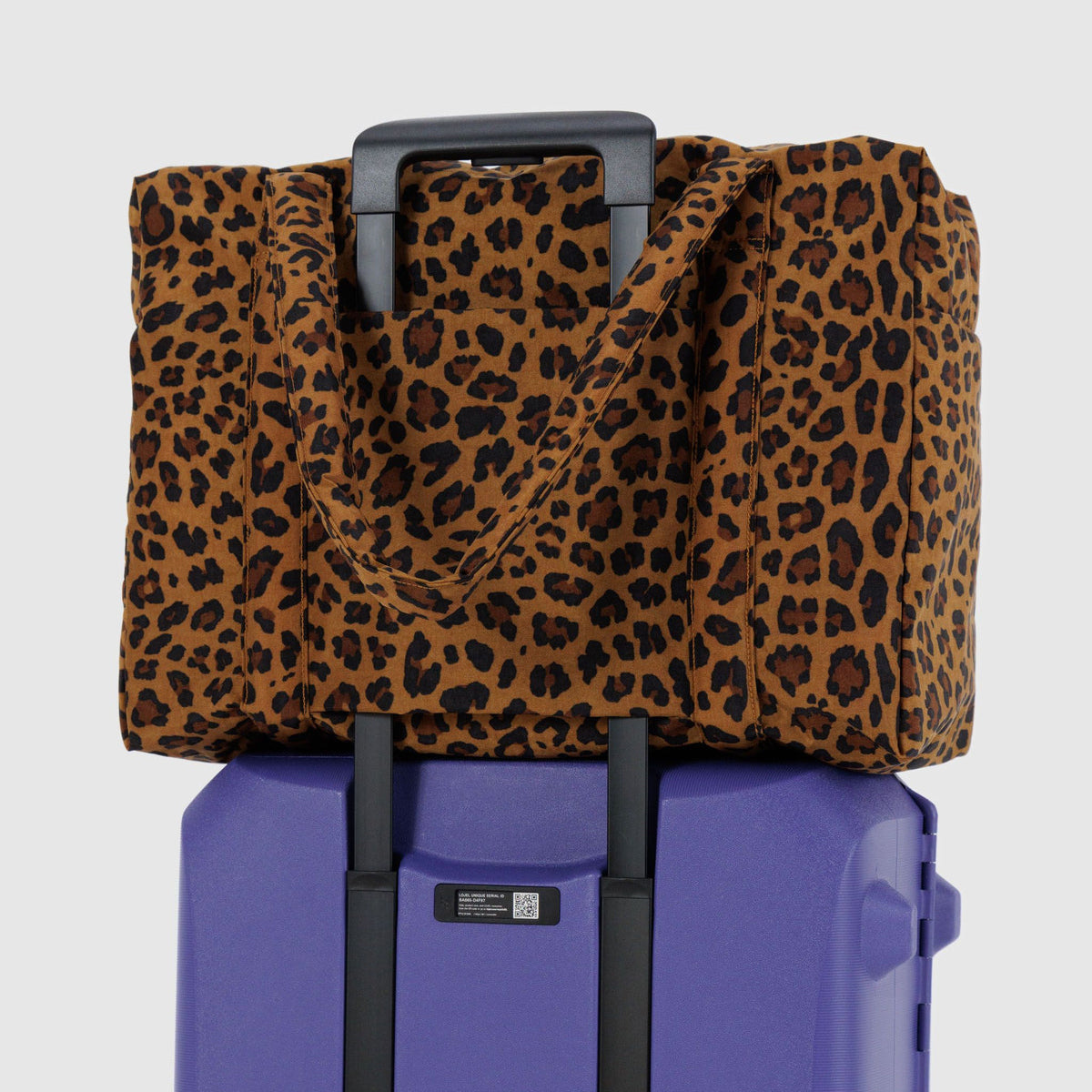 Baggu Cloud Carry-On Leopard