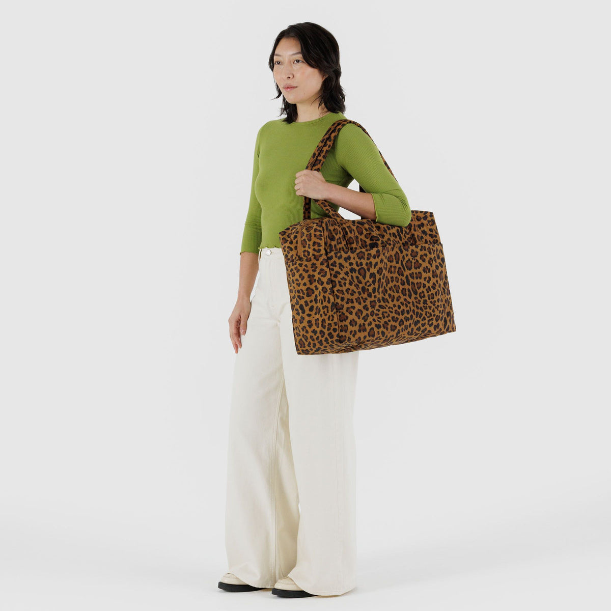 Baggu Cloud Carry-On Leopard