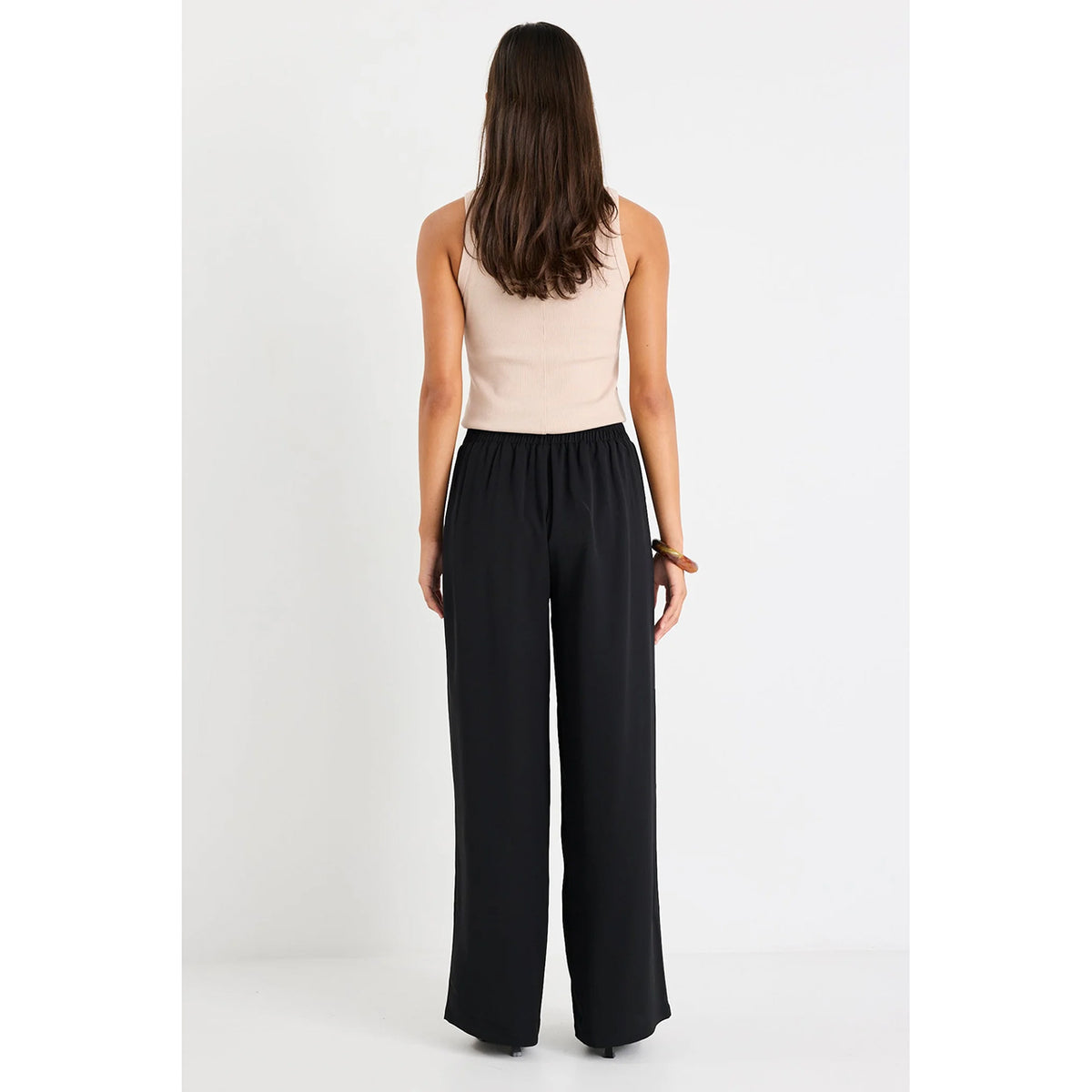 Guardian Black Linen Viscose Pant