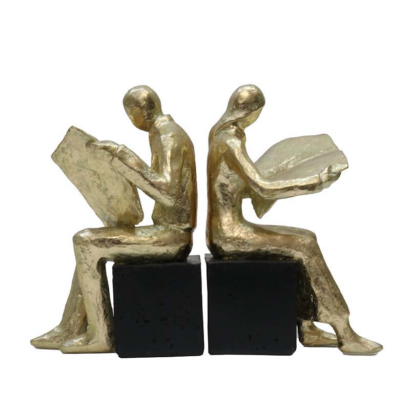 Couple Reading Bookends