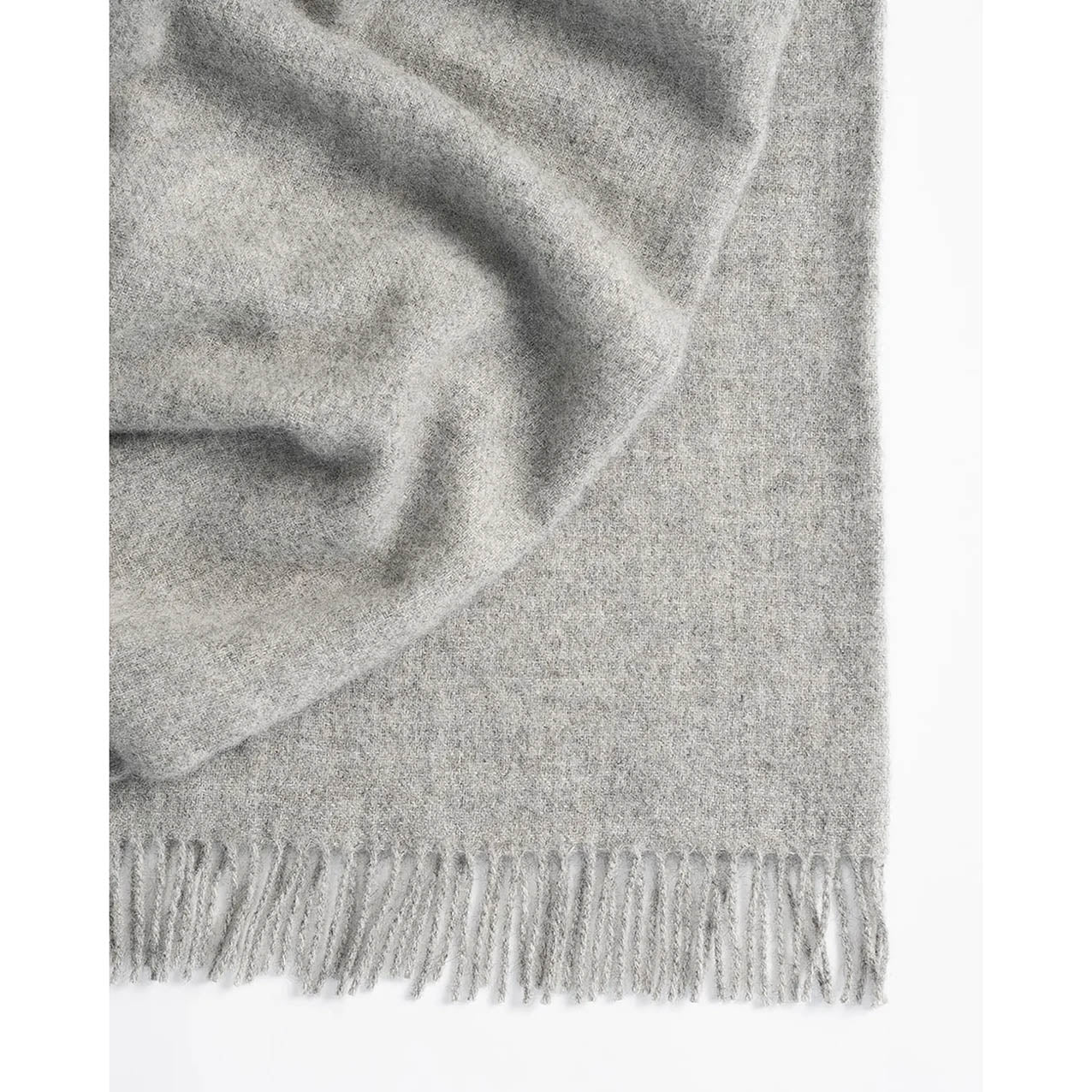 Nordic Ash Wool Throw 140x240cm