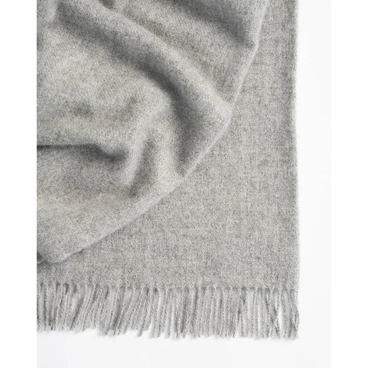 Nordic Ash Wool Throw 140x240cm