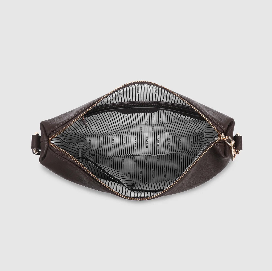 Daisy Stripe Crossbody Bag Chocolate