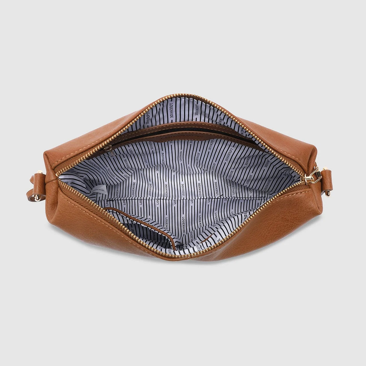 Daisy Stripe Crossbody Bag Tan