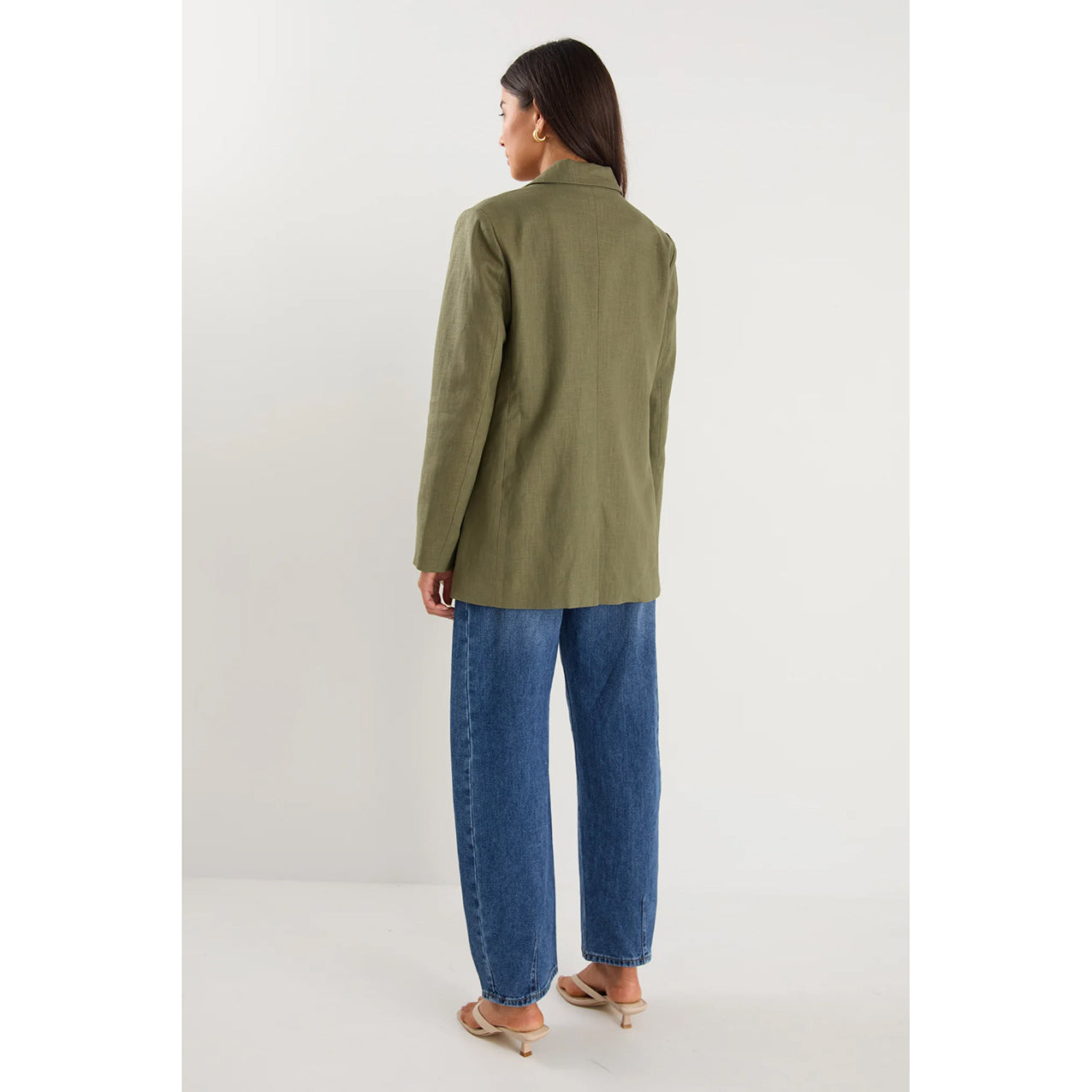 Dock Soft Khaki Ramie Blazer