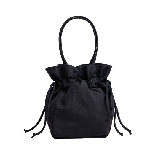 Baggu Nylon Drawstring Bag Black