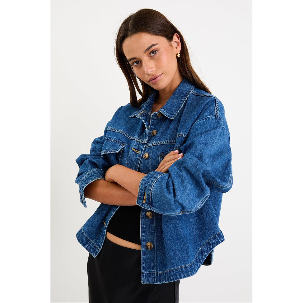 Echo Storm Blue Denim Jacket