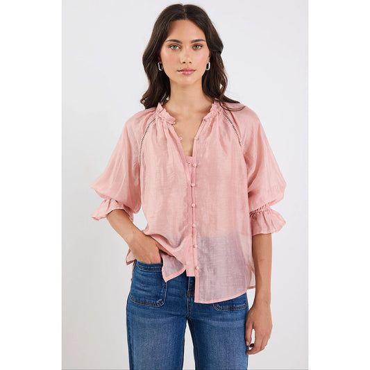 Encounter Blush Textured Top