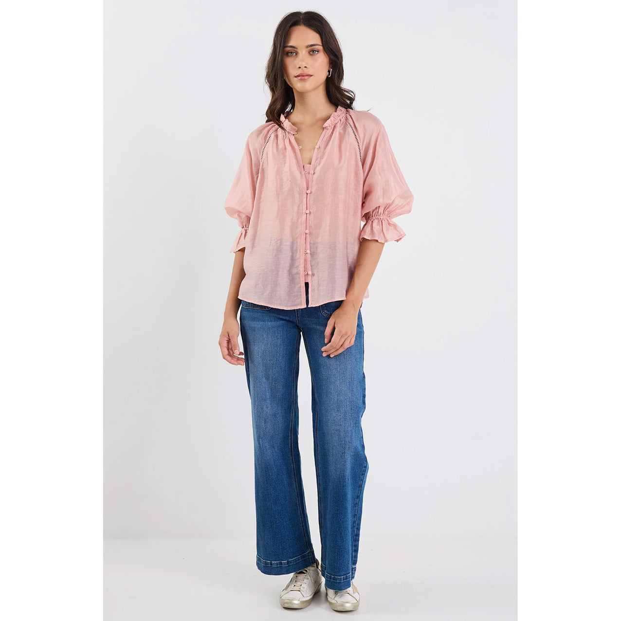 Encounter Blush Textured Top