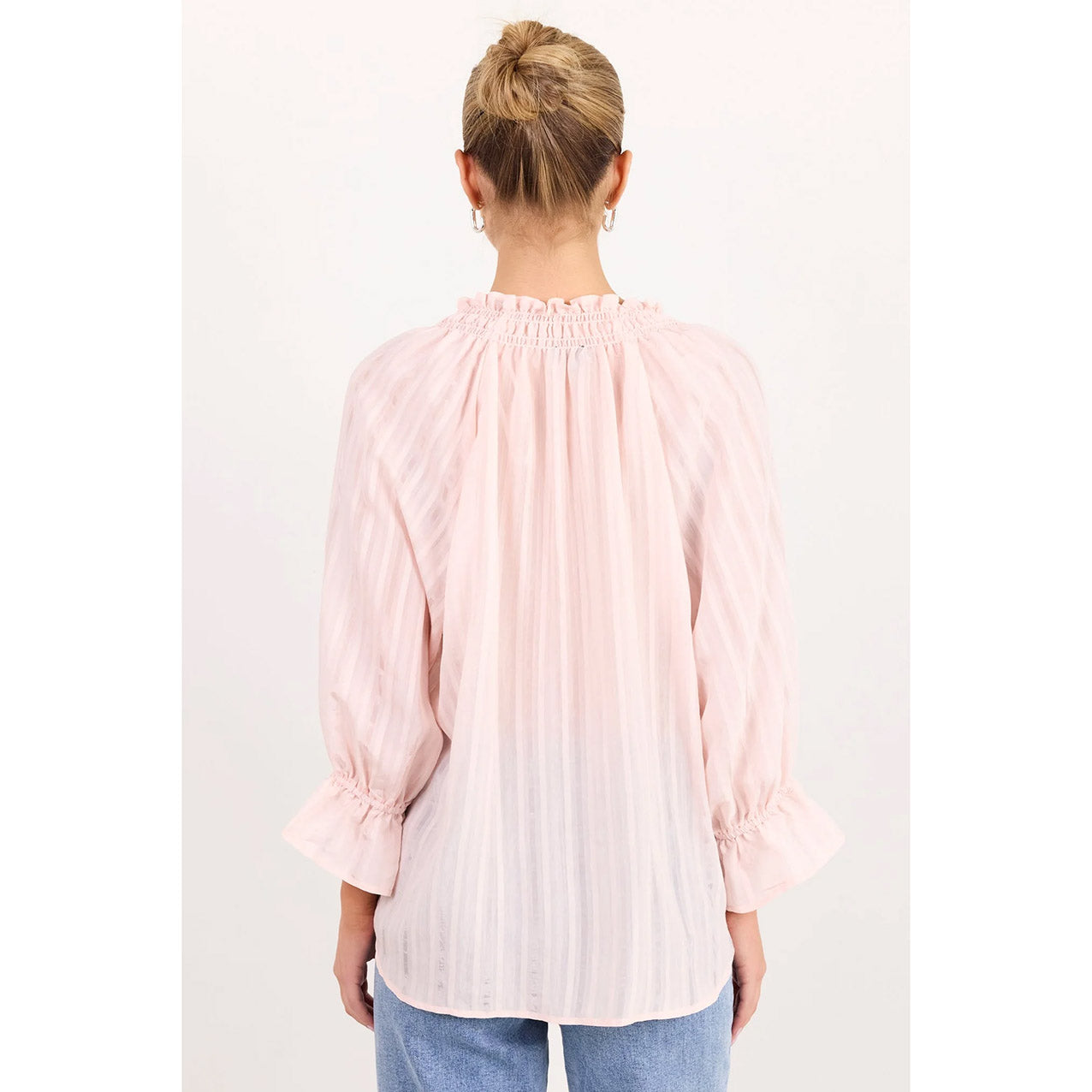 Expedition Blush Self Stripe Top