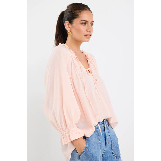 Expression Rosewater Voile Top