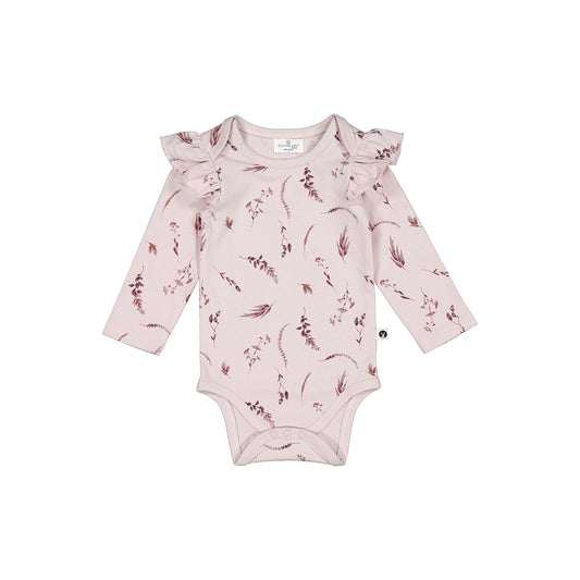 Florseca Long Sleeve Flutter Bodysuit