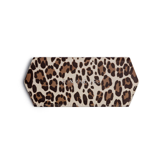 Leo + Fox Glasses Case Leopard