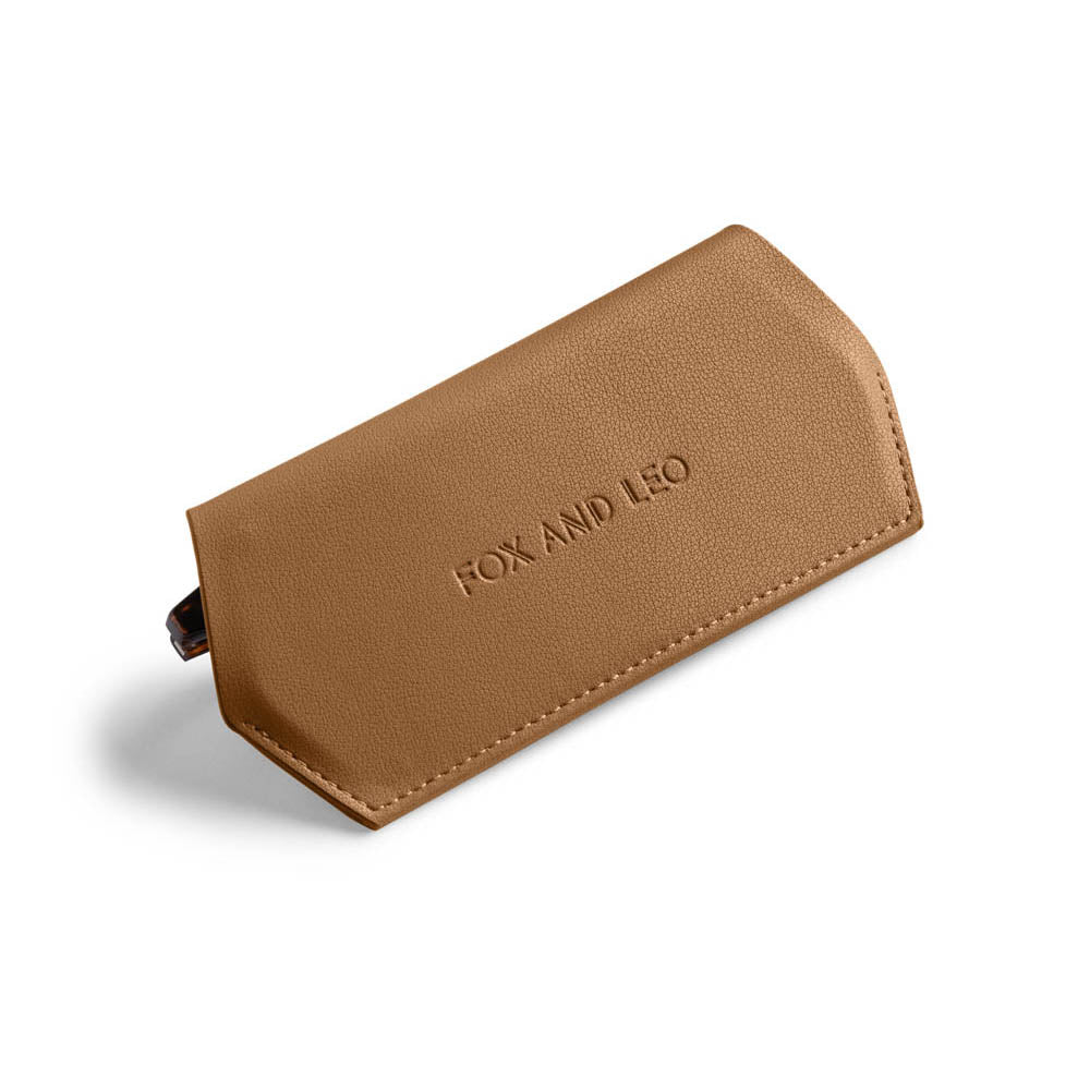 F&L Glasses Case Tan