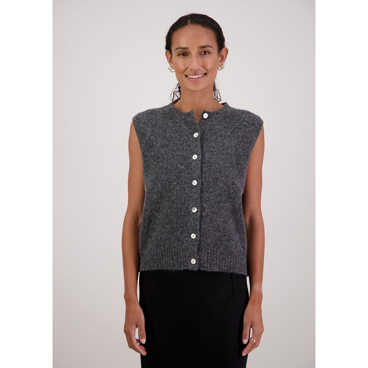 Frankie Vest Charcoal