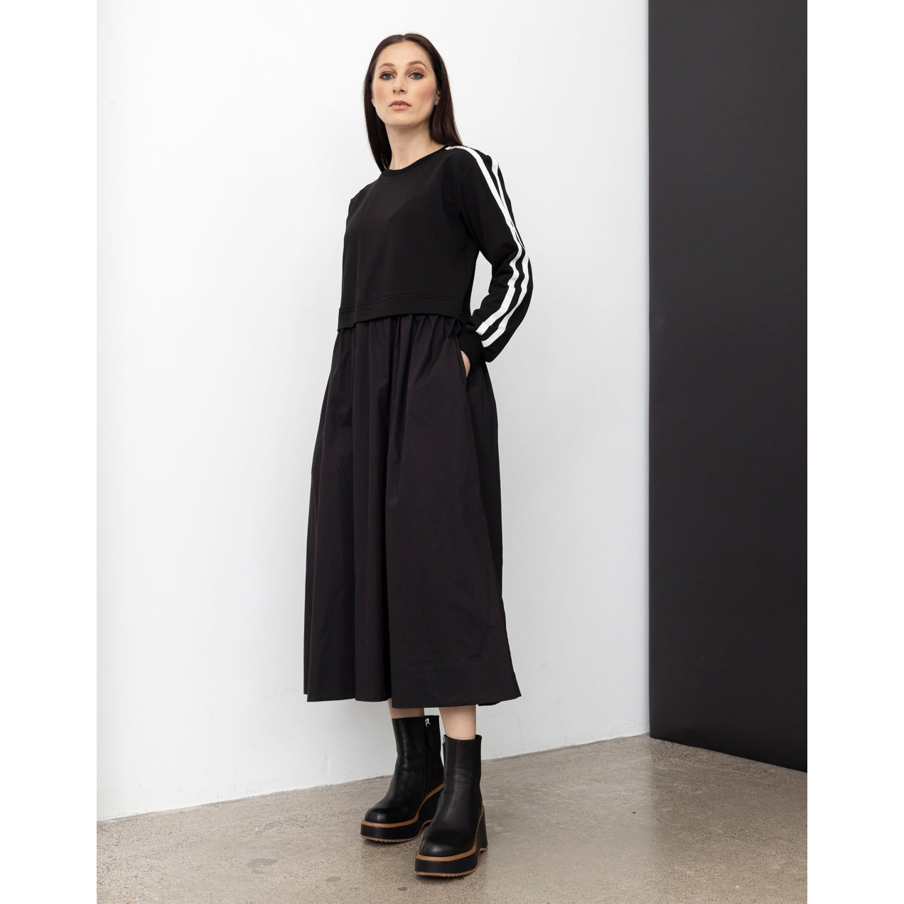 Xlab Frost Noir Dress Black