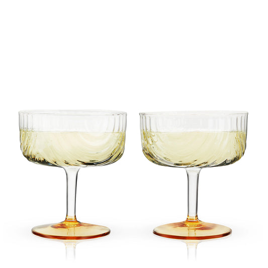 Viski Gatsby Coupe Glasses