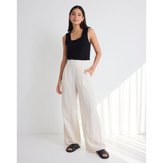 Flo & Frankie Guardian Natural Pant Linen