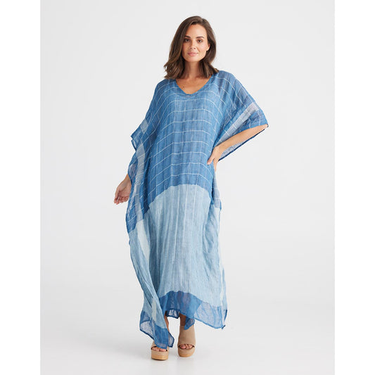 Holiday Capri Kaftan Ocean Blue