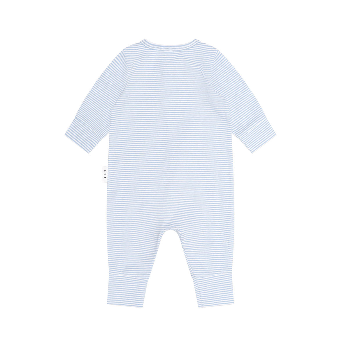 Bow Hux Stripe Zip Romper Blue