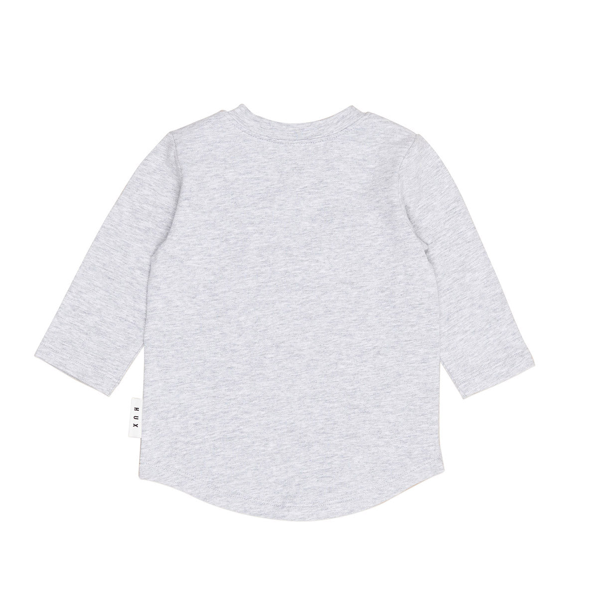 Furry Huxbear Top Grey Marle