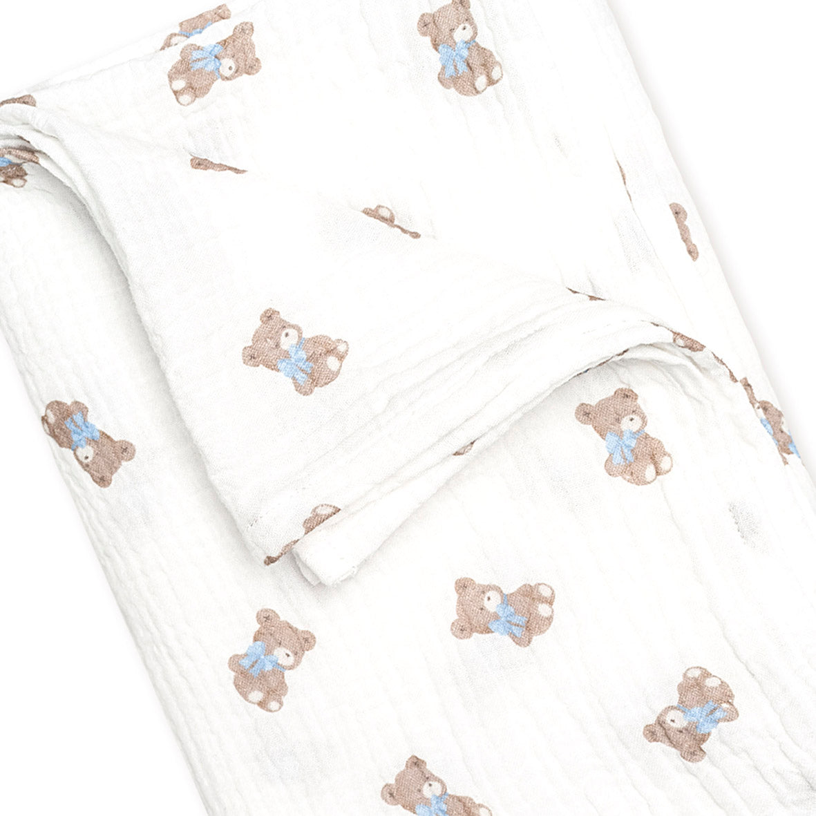 My First Hux Muslin Wrap Blue O/S